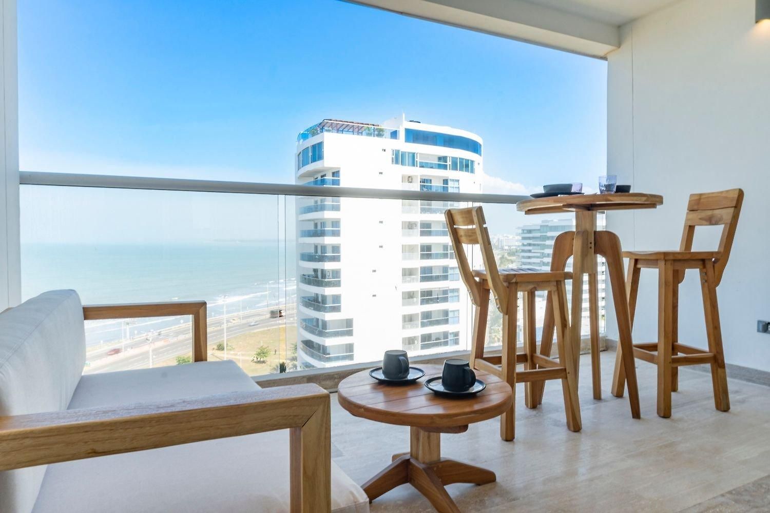 Apartamento Cb1128 | Con Balcón Lounge Y Vista Increíble *